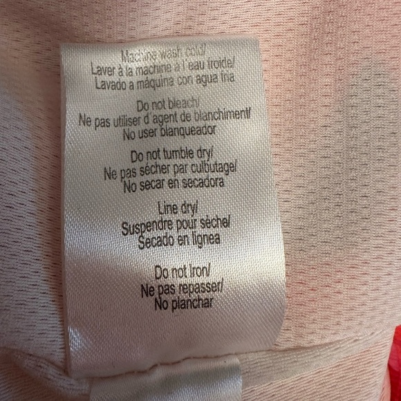 Psycho Bunny 2XLT Alexander Geometric Print Swim Trunks Neon Coral 10” Inseam - Picture 6 of 12